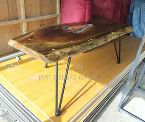 Wooden Epoxy Coffee Table