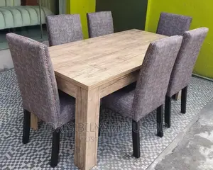 A Dinning Table of Six Chairs