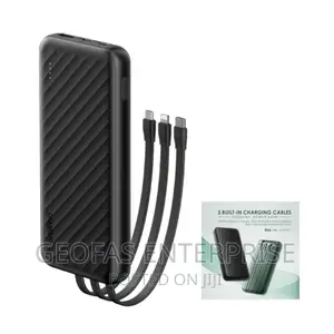 Oraimo 10000mah Black Fast Charging Powerbank With Cables