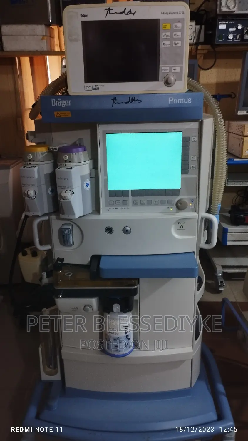 Drager Primus Anesthetics