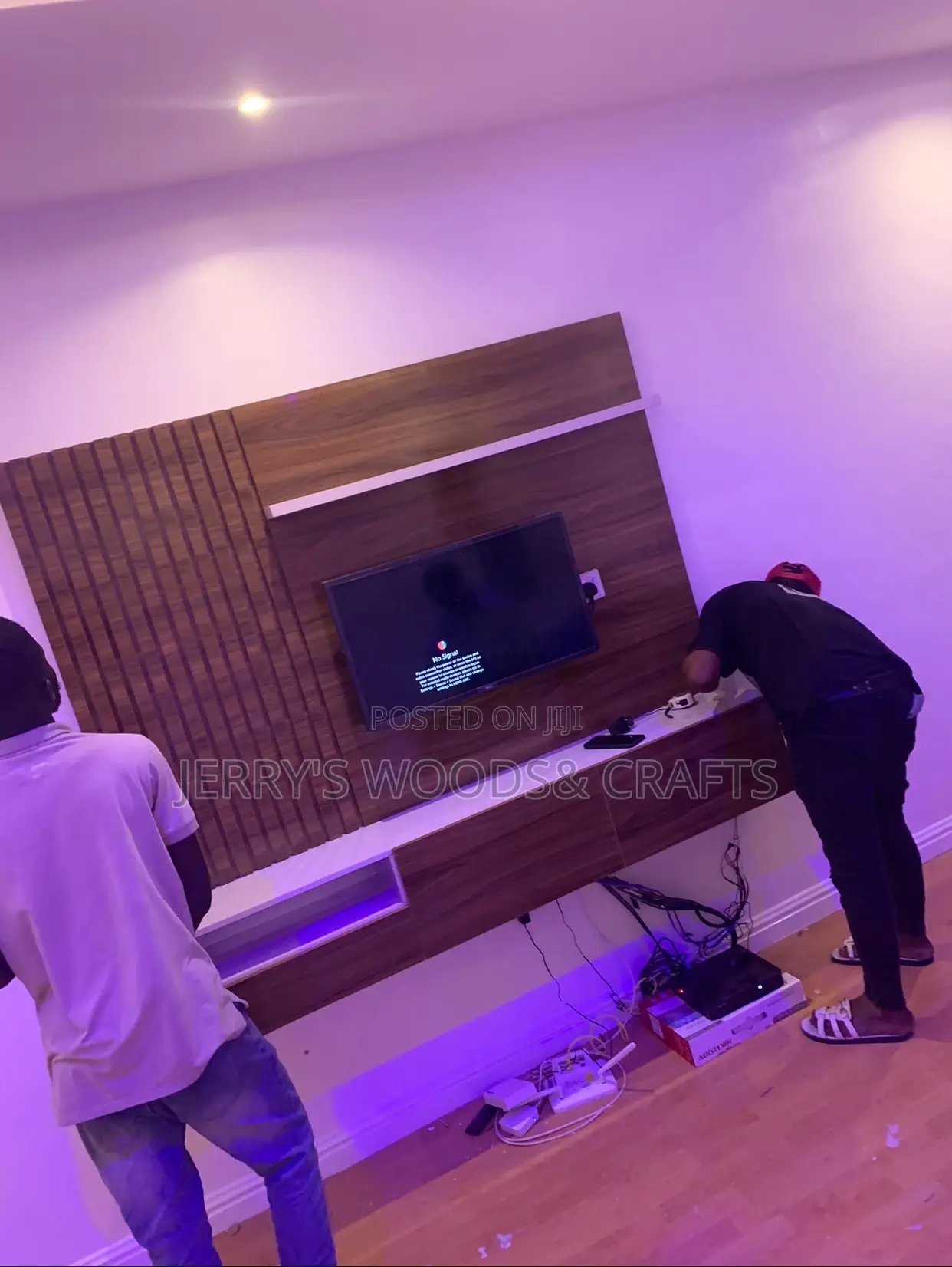 Wall Tv Console Stand