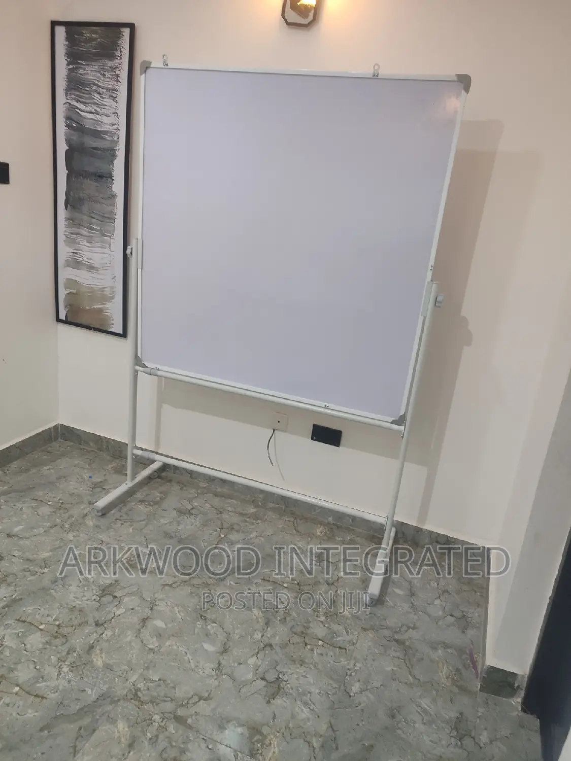 Class White Board With Mobile Stand 120/180