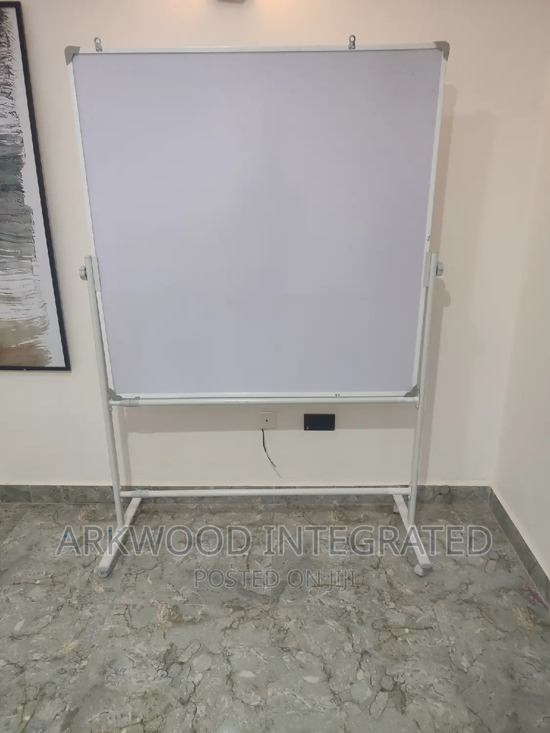 Class White Board With Mobile Stand 120/180