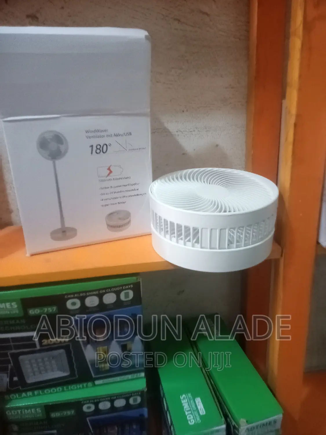 Adjustable Foldable Fan