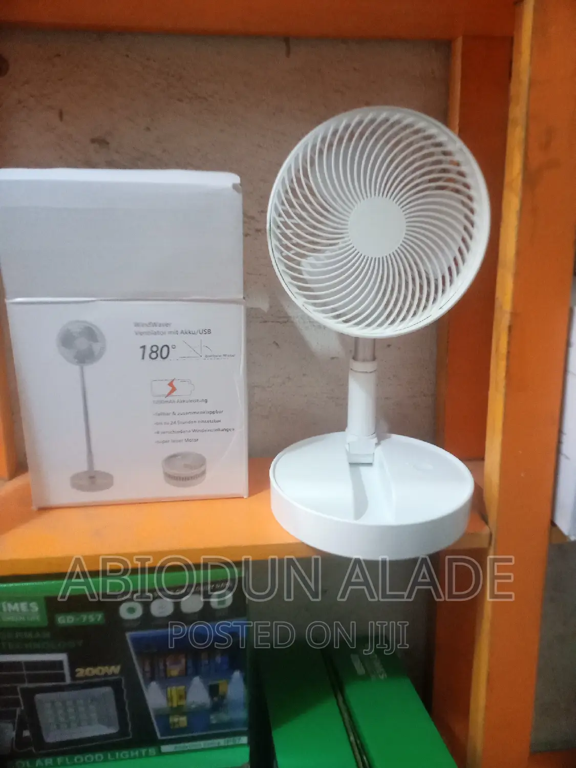 Adjustable Foldable Fan