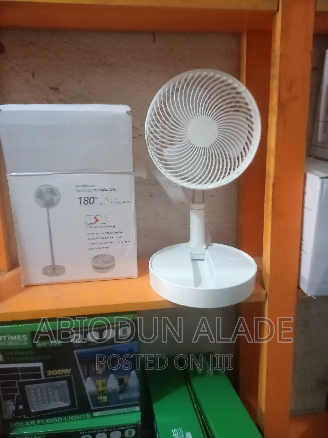 Adjustable Foldable Fan