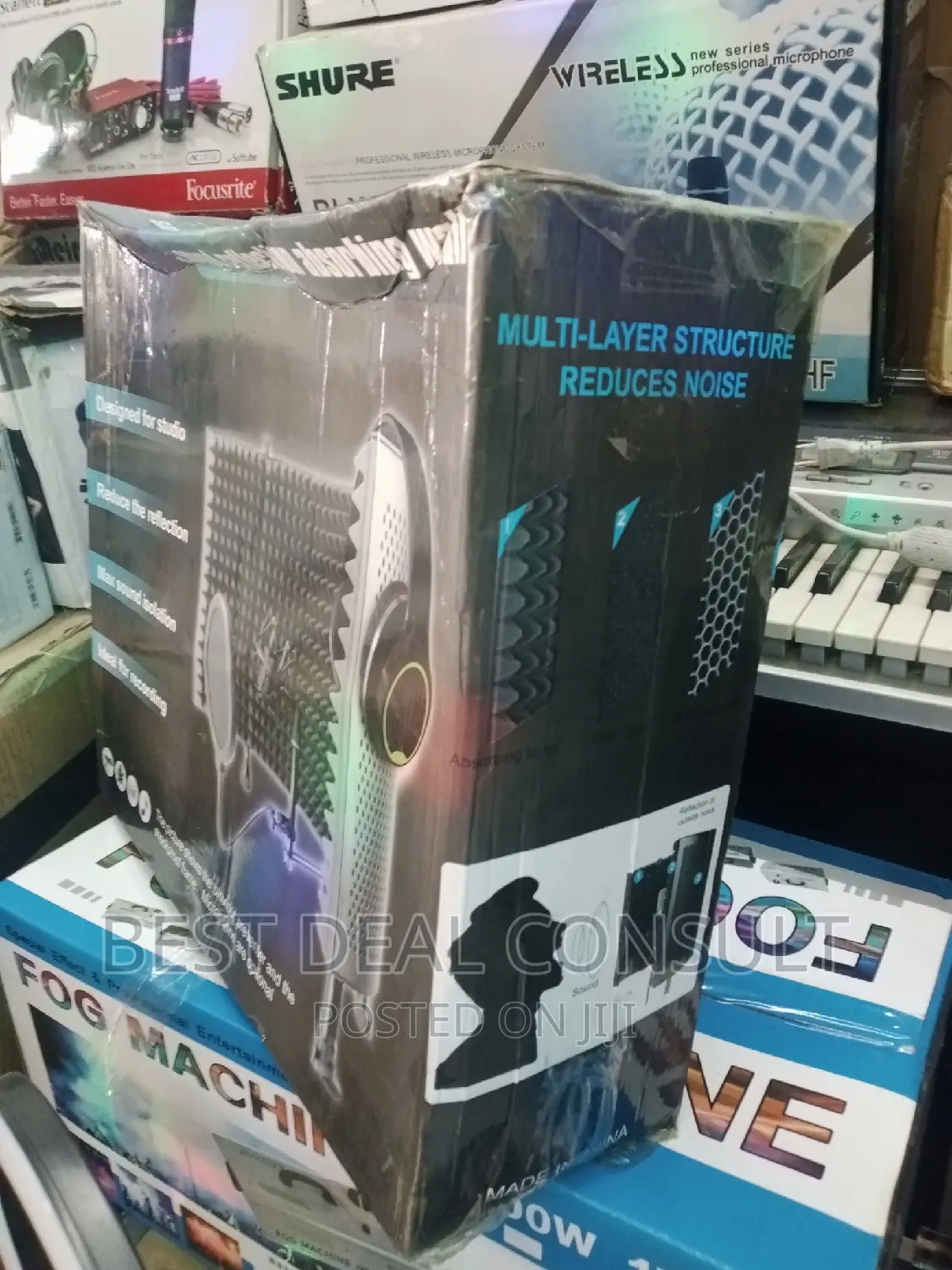 Sound Reflection Shield.