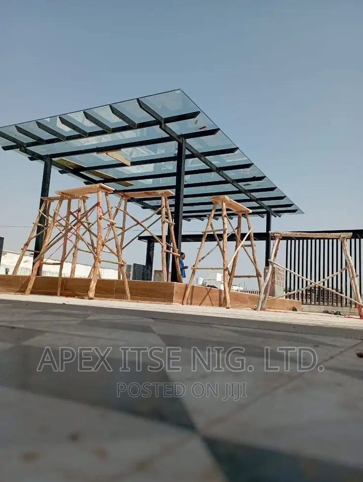 Acrylic Perspex Glass Pergola