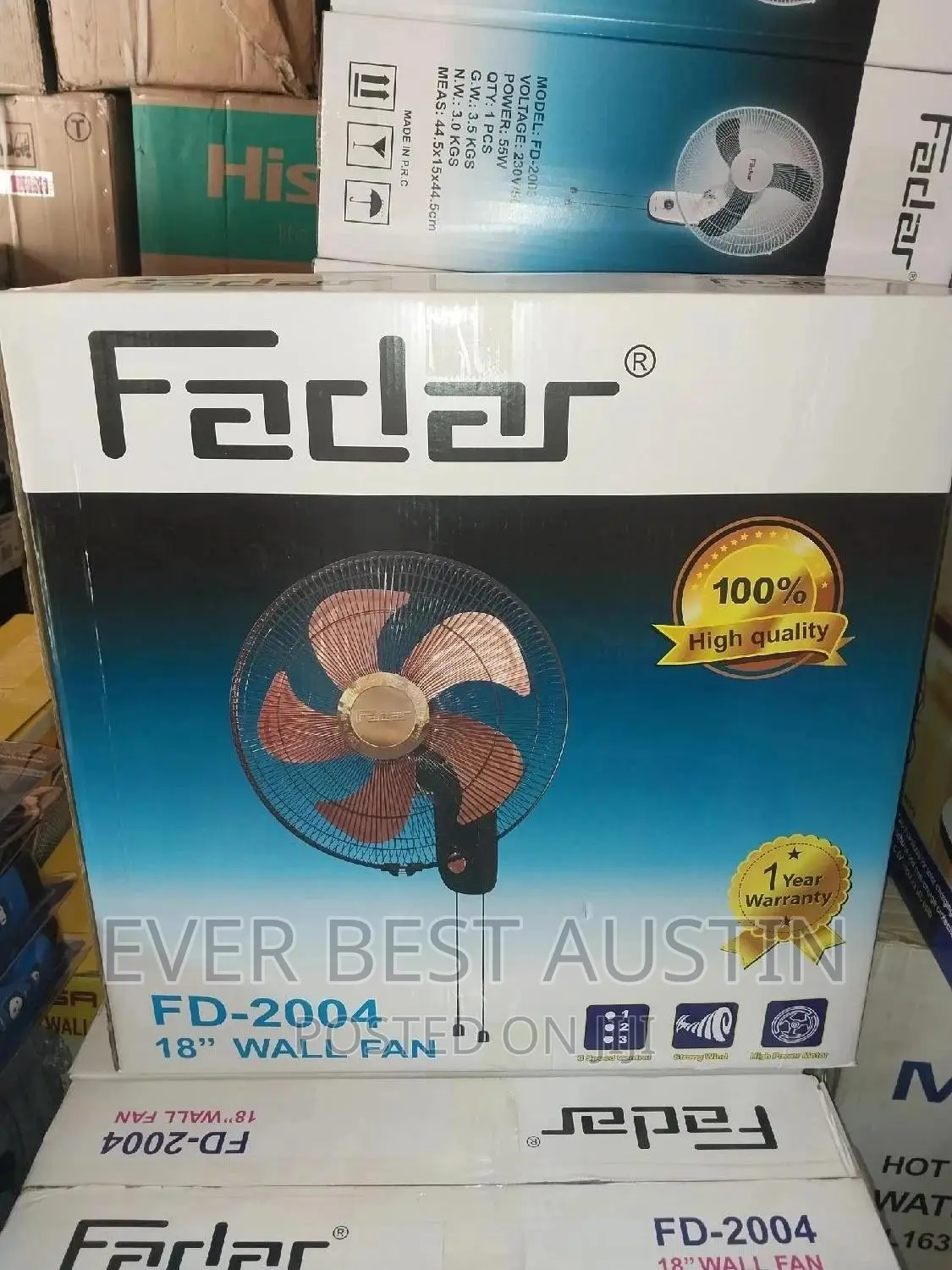 Fada 18inches Wall Fan