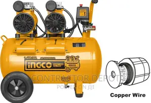 INGCO 1.6 HP 50 Litres Oil Free Copper Compressor ACS112501