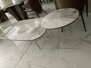 Italian Center Table With Side Stool