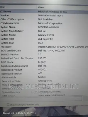 Laptop Dell Latitude E5570 4GB Intel Core I5 SSD 256GB