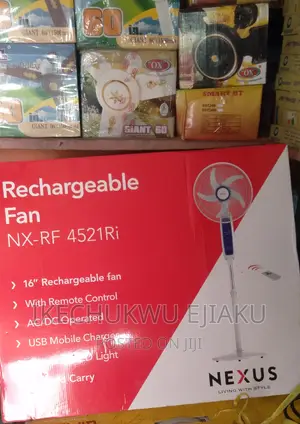 Nexus Rechargeable Fan 18 Inches