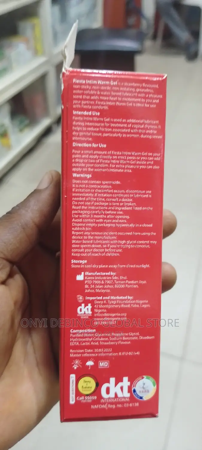 Fiesta - Water-Based Lubricant for Sensual Pleasure - 70ml