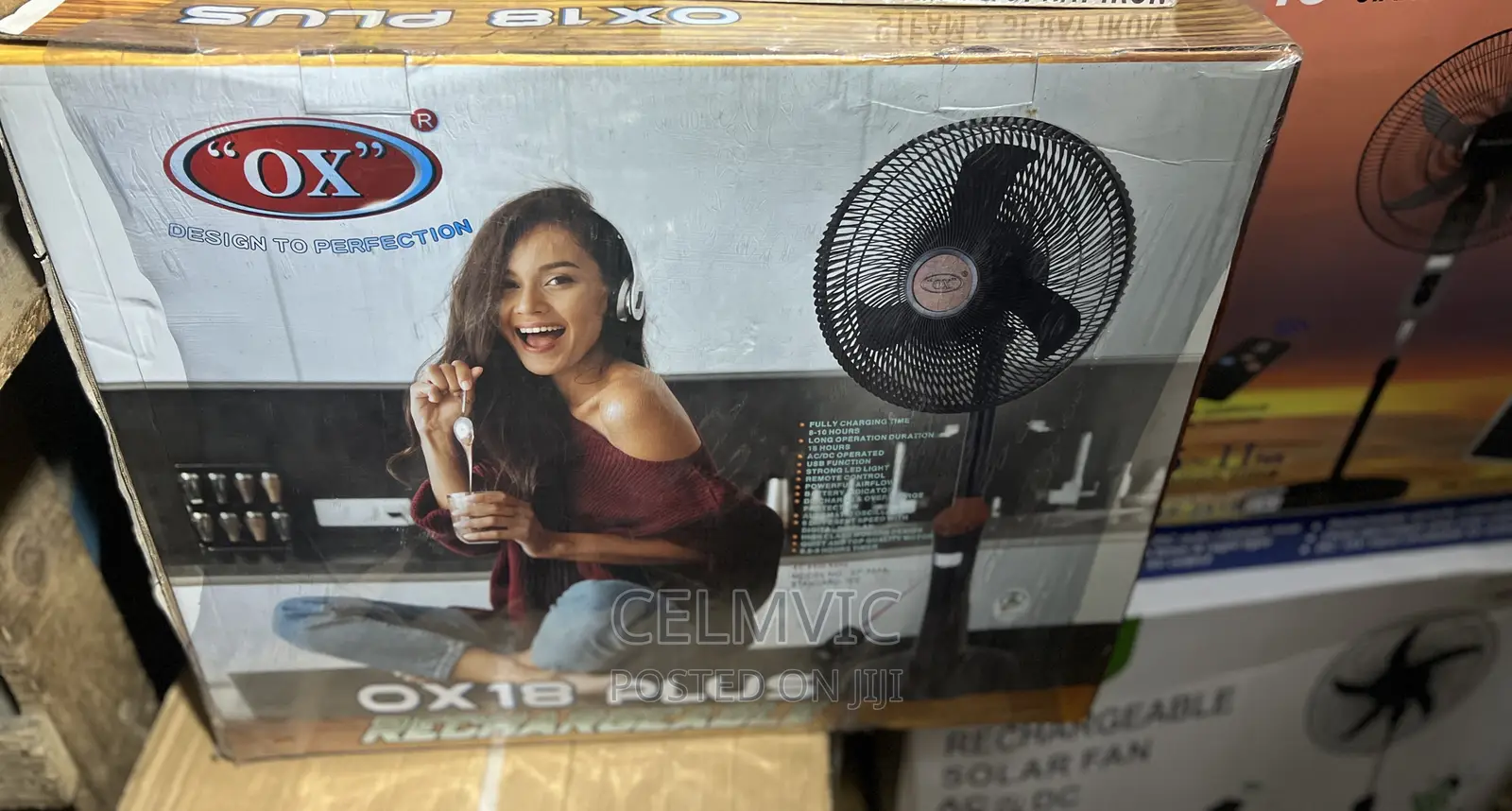ox-rechargeable-fan-in-ikeja-home-appliances-cel-mvic-nig-ltd-jiji-ng