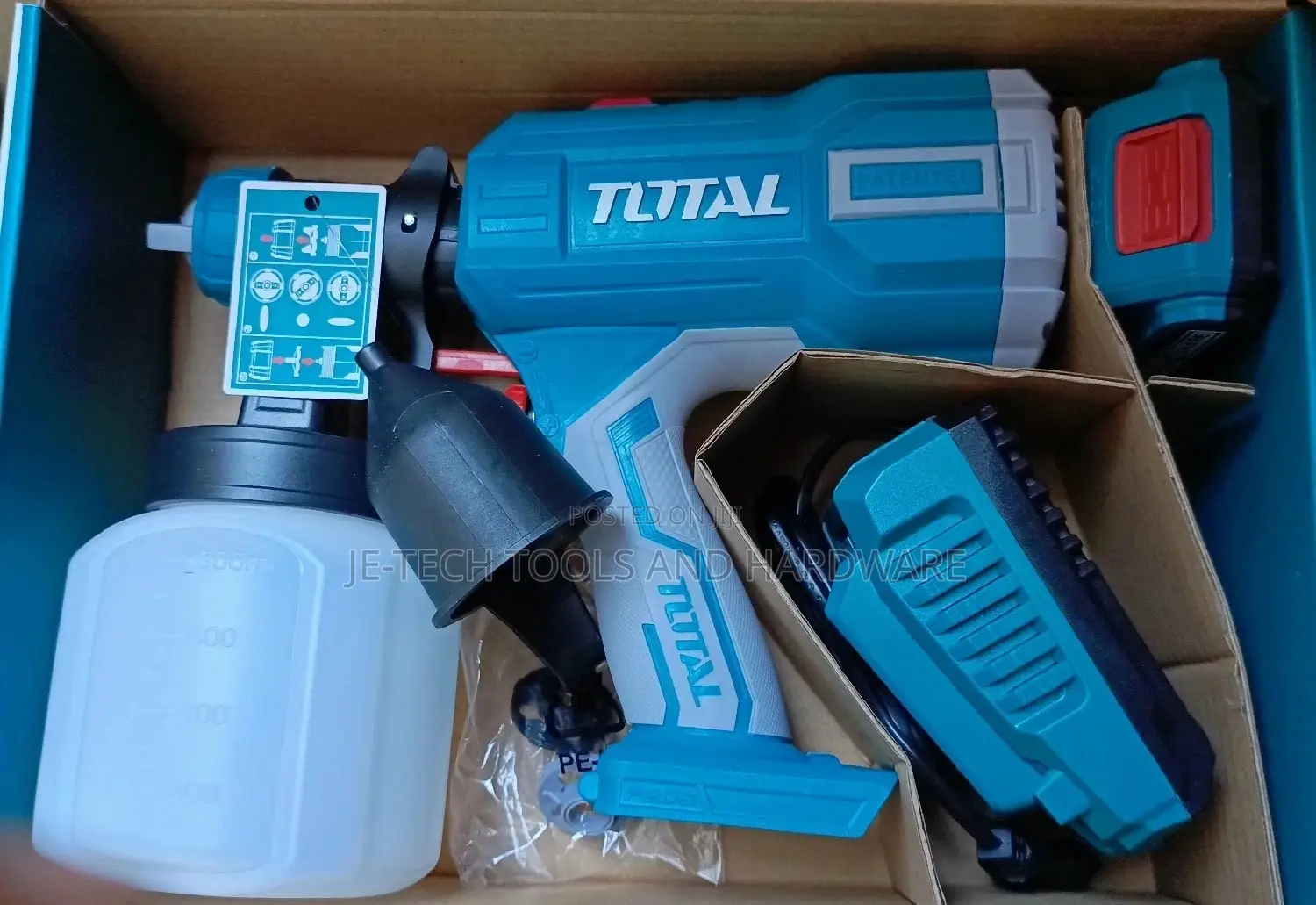Total Cordless Paint Spray Gun