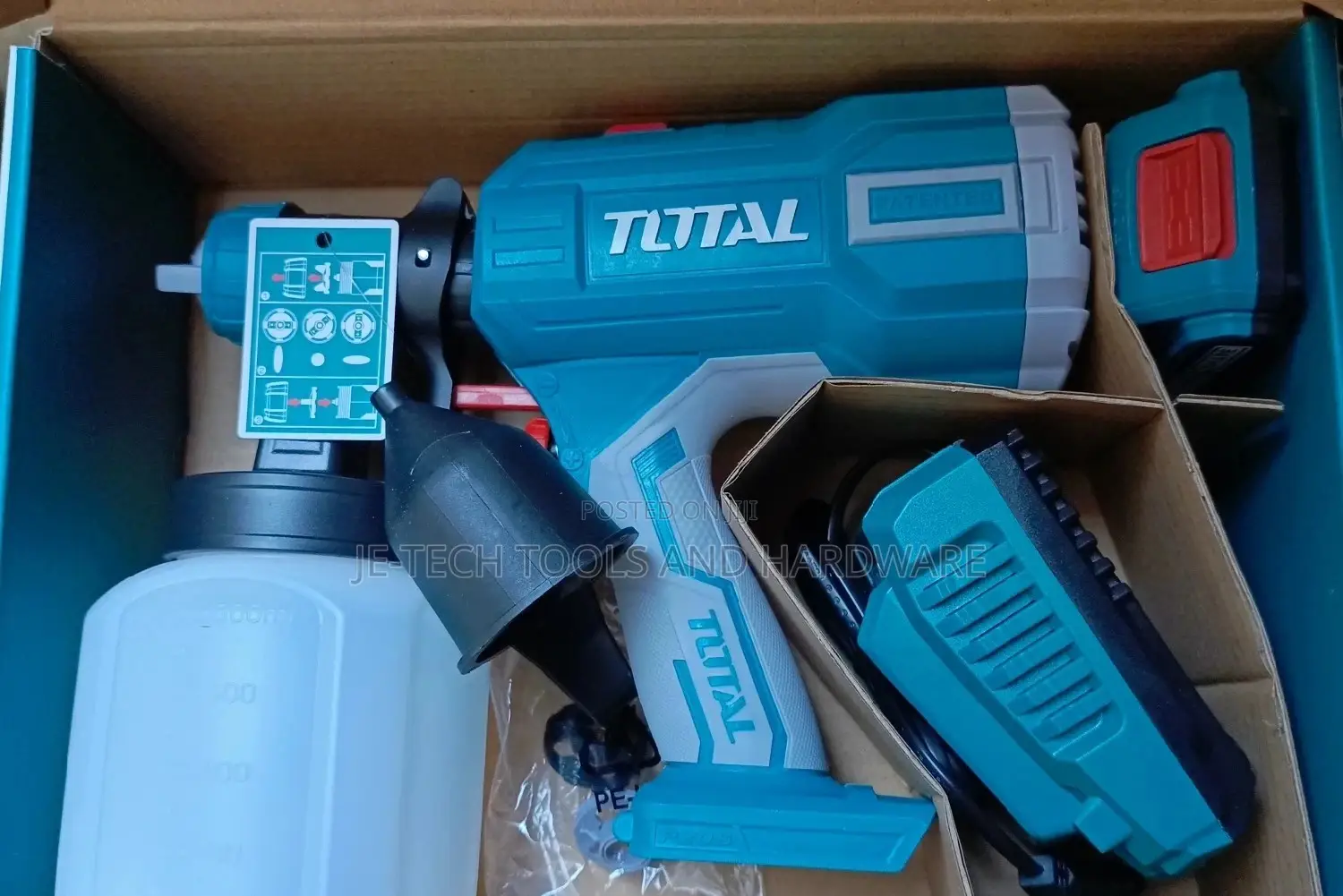 Total Cordless Paint Spray Gun
