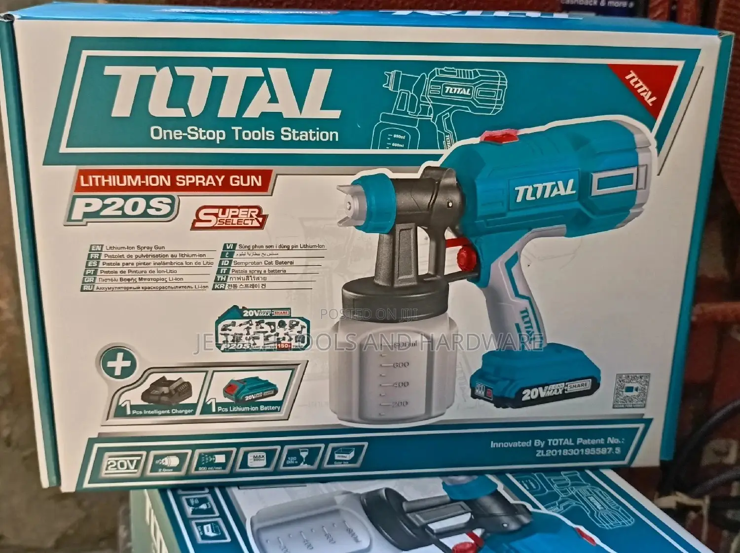 Total Cordless Paint Spray Gun