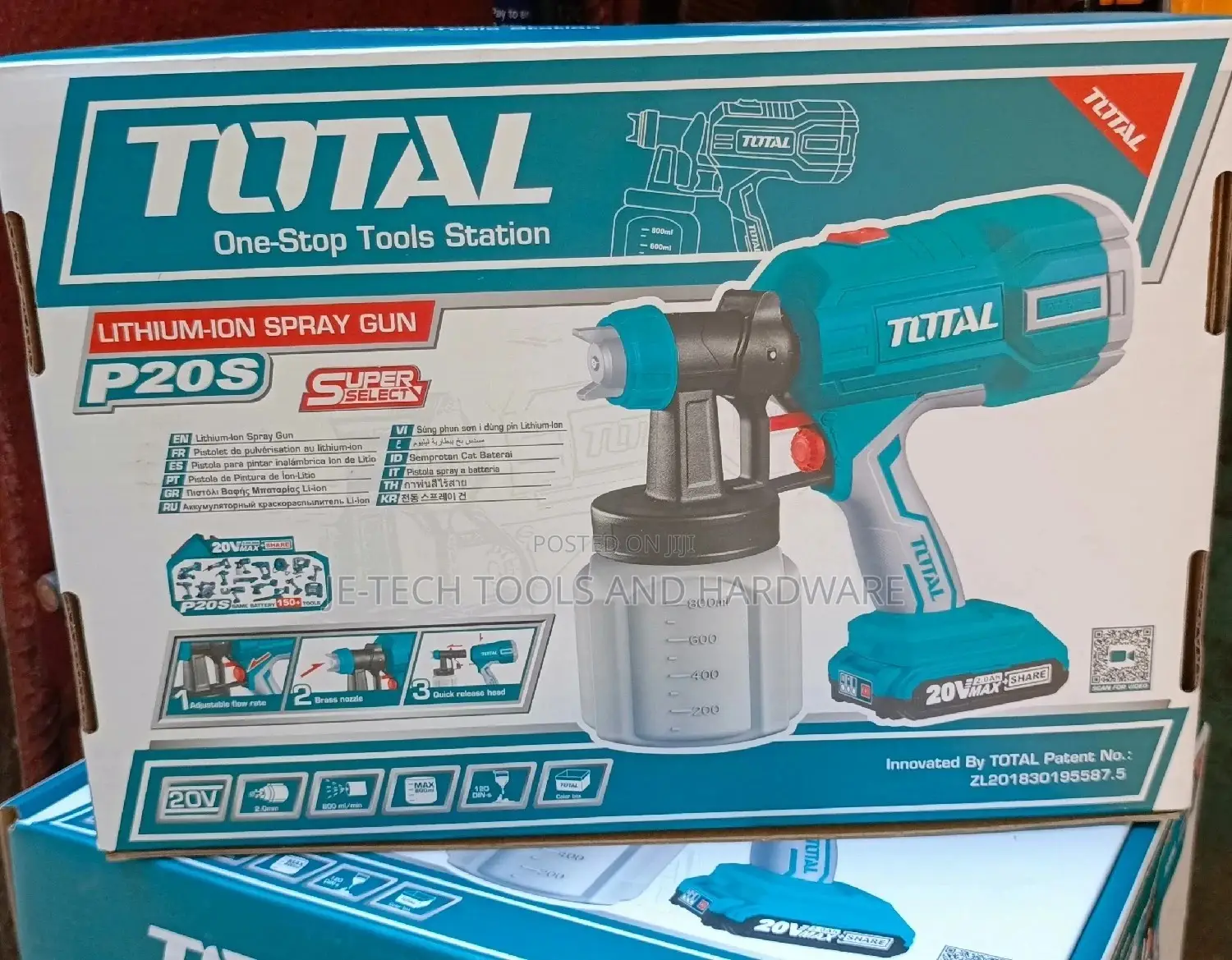 Total Cordless Paint Spray Gun