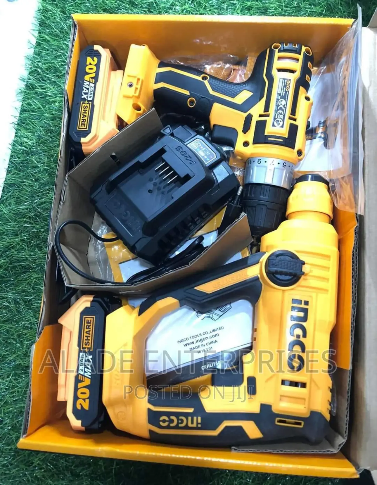 INGCO 2PCS COMBO KIT Drill Machine + Rotary Hammer CKLI2008