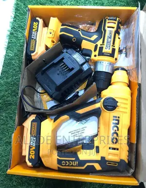 INGCO 2PCS COMBO KIT Drill Machine + Rotary Hammer CKLI2008