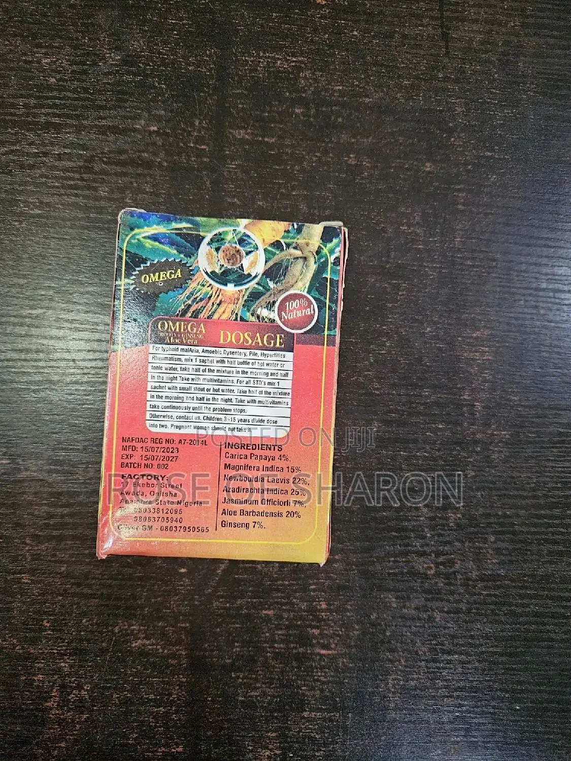 OMEGA Roots And Ginseng - Std Flusher
