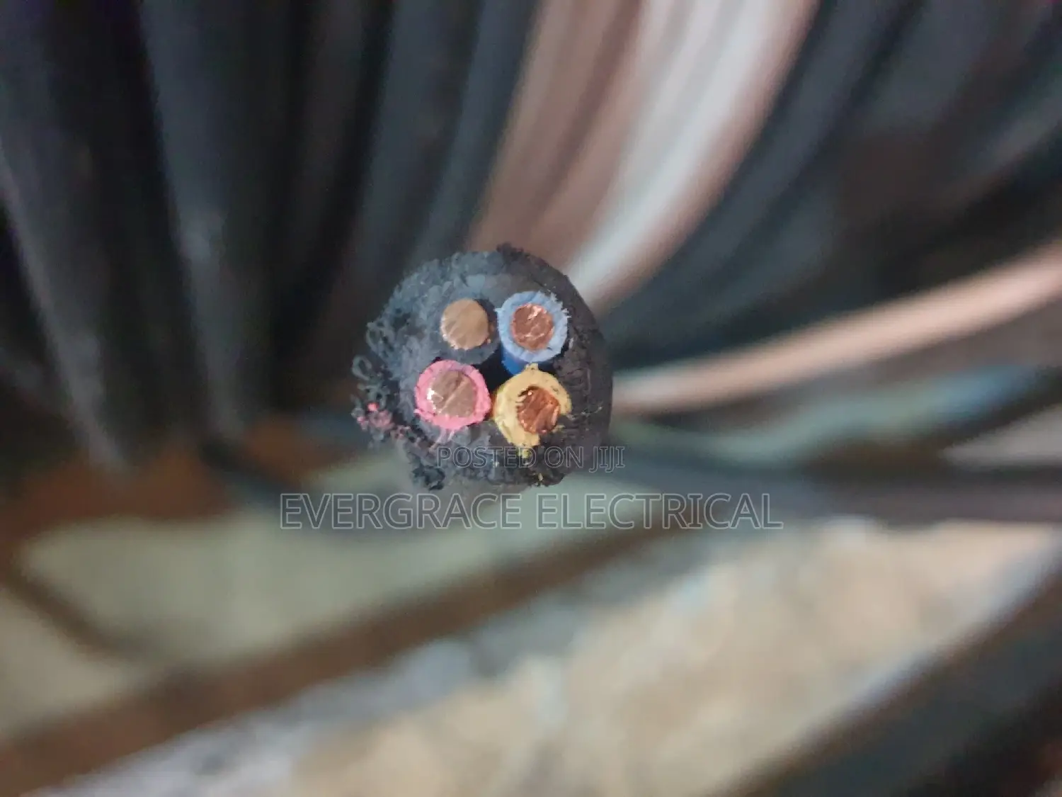 PVC Cable 6mm 4core .