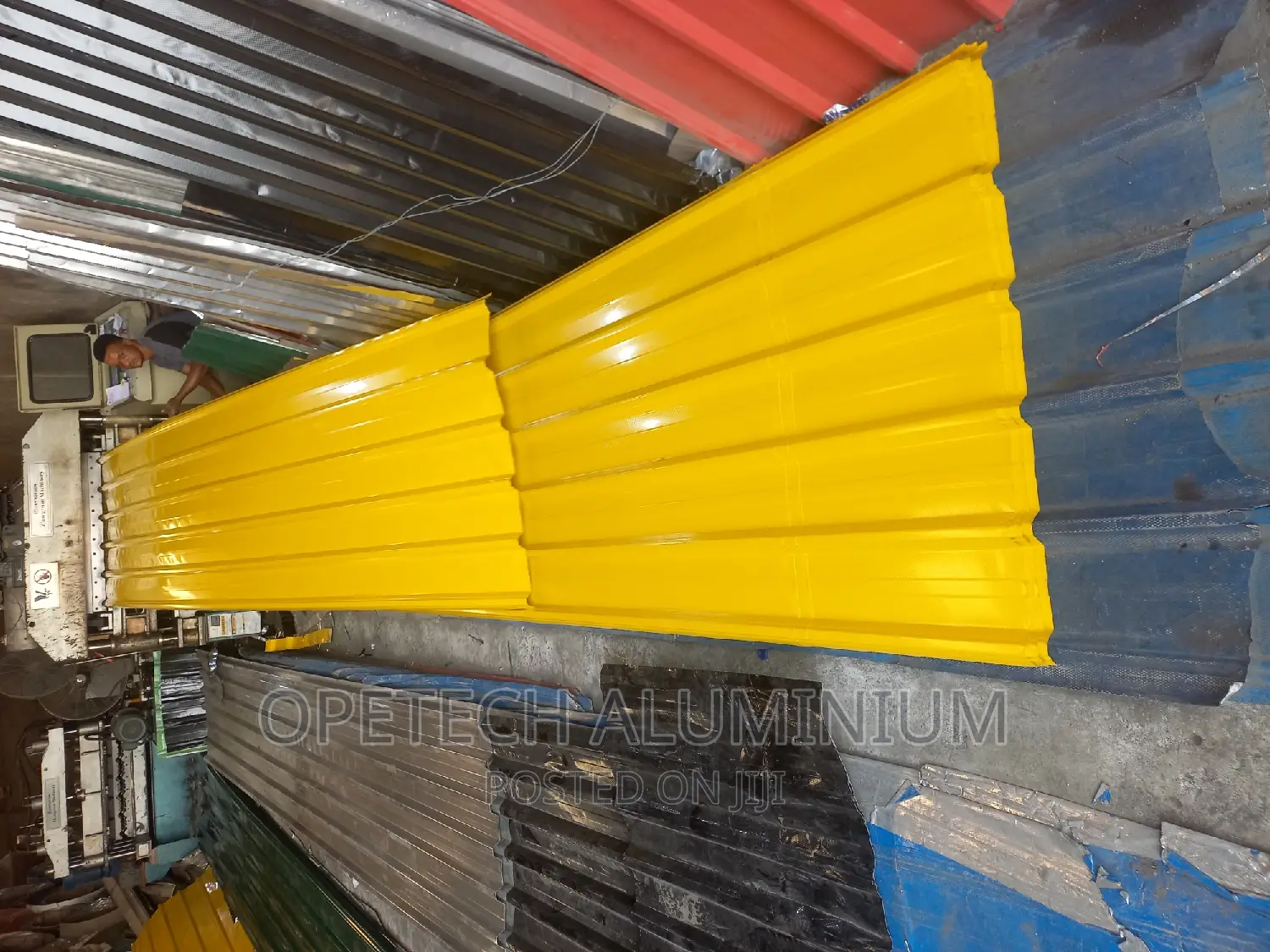 Yellow Roofing Sheet