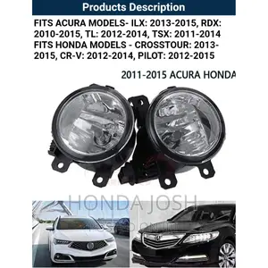 Round Foglights for MDX,ILX,RDX,TL,TSX,CROSSTOUR,CRV, PILOT