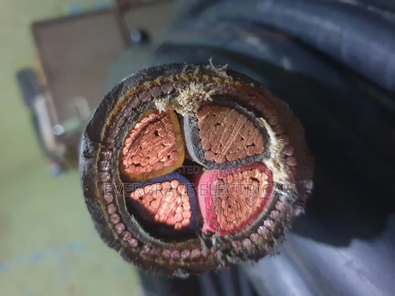 150mm 4core Cable Armoured.