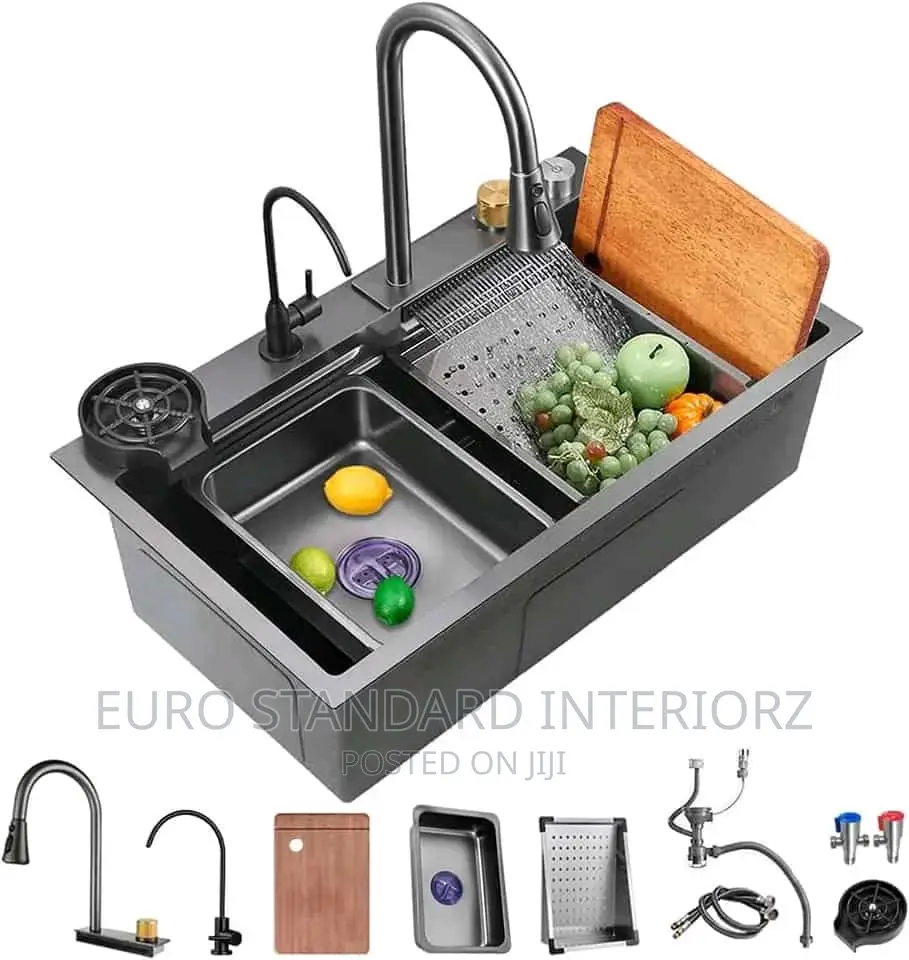 Digital Complete Set Kitchen Sink as Seen