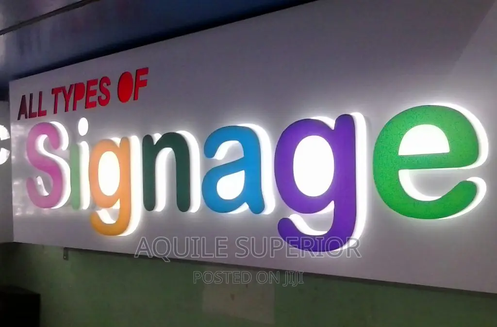 Wall Mounted Signage