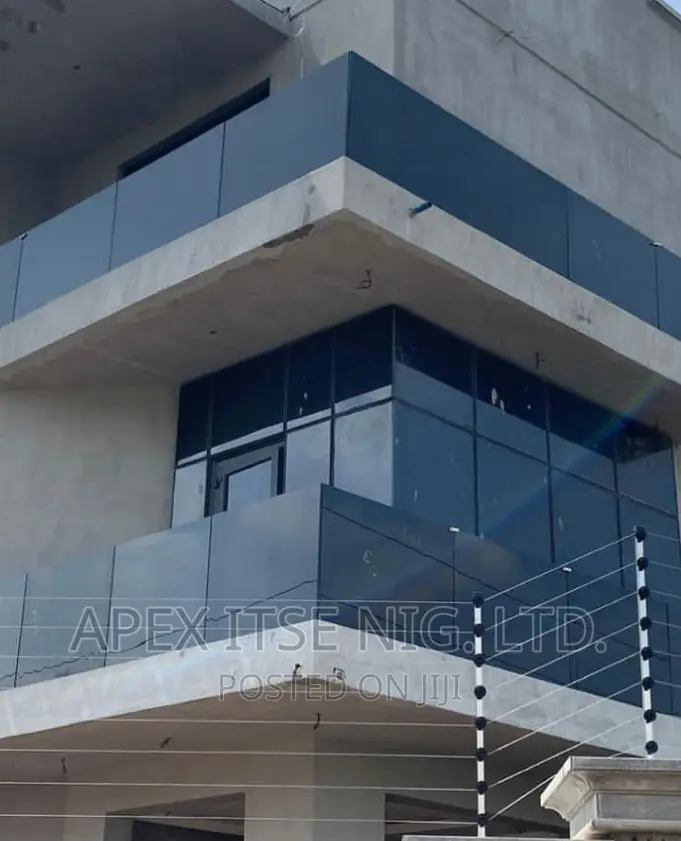 All Black Balcony Glass