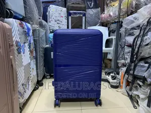 Medium Size Blue Quality Unbreakable Travel Luggage