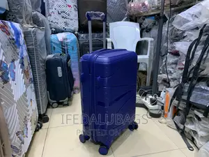 Small Size Quality Blue Unbreakable Hand Luggage