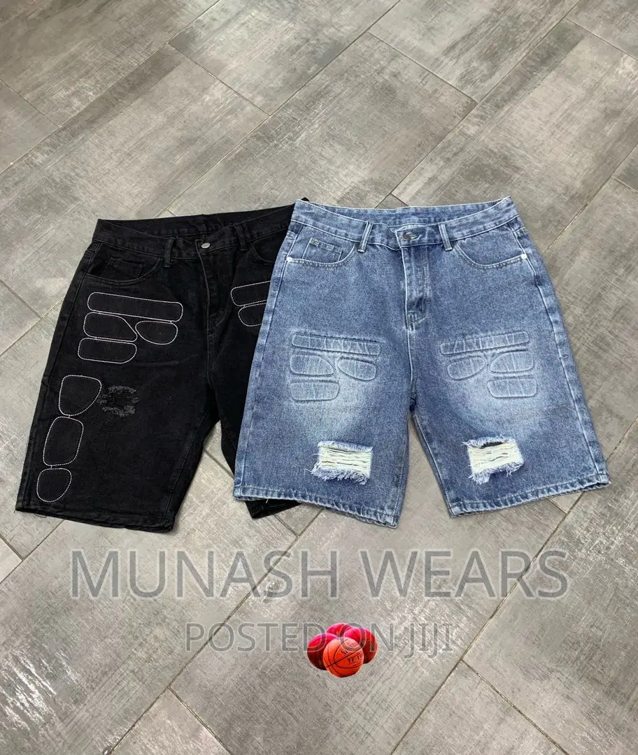 Luxury Jean Short Denim 2024