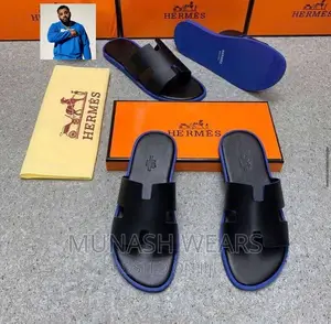 Original Leather Hermes Slipers