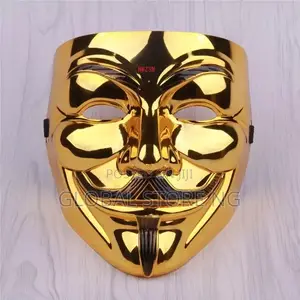 Gold Anonymous Mask