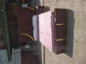 Quality 4.5by6 Ulphostery Padded Bed Frame With One Bed Side