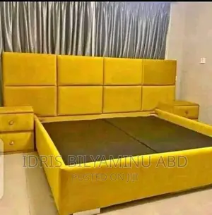 A Classic 6by6bedframe With Two Side Cupboard