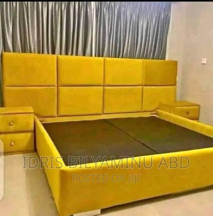A Classic 6by6bedframe With Two Side Cupboard