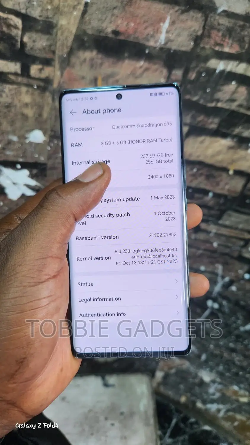 Honor X9a 256 GB Blue