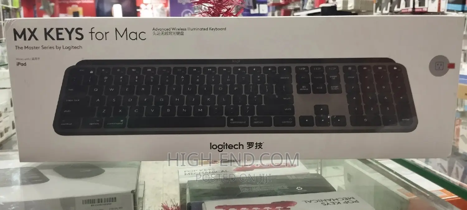 Logitech Mx Keys for Mac Keyboard Long