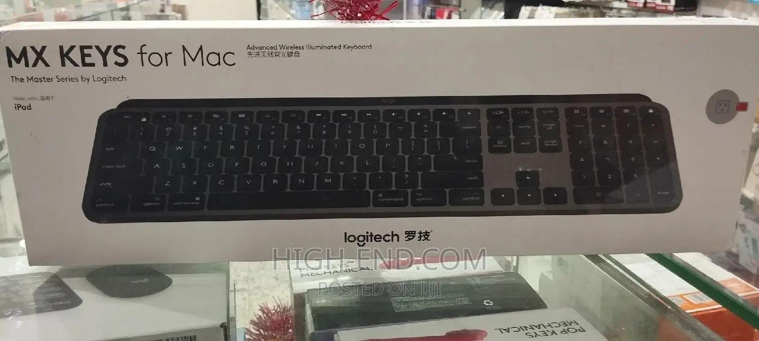 Logitech Mx Keys for Mac Keyboard Long