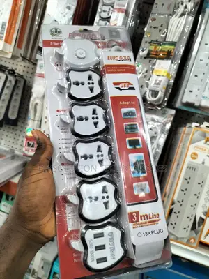 4 Ways Extension Socket + 3 USB Ports