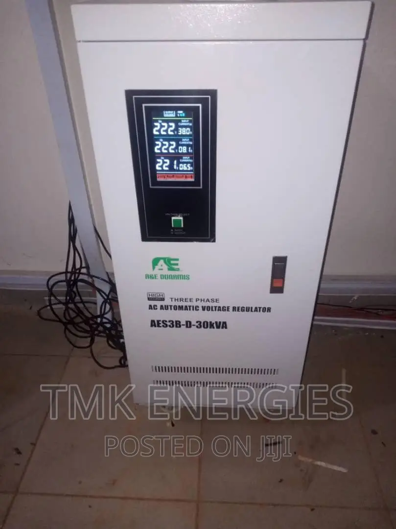 Three Phase 30kva a E Stabilizer and Installation