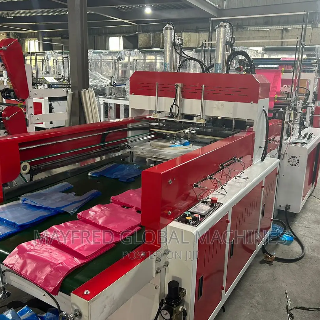 Full Automatic Nylon Bag Cutting And Sealing Machine Puncher