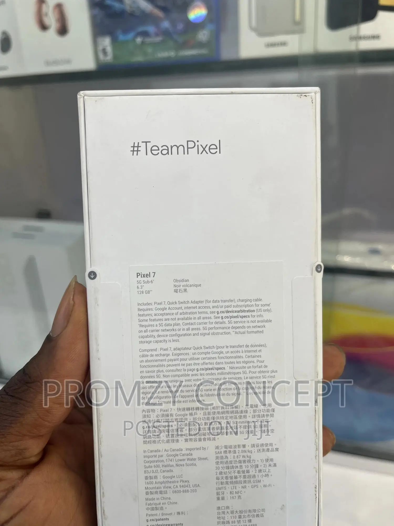 New Google Pixel 7 128 GB Black