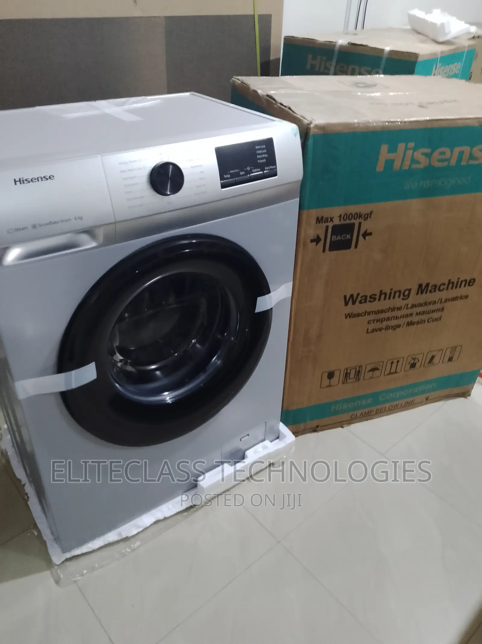 Smart Wash Hisense WM6010MS-WFVB Washing Machine