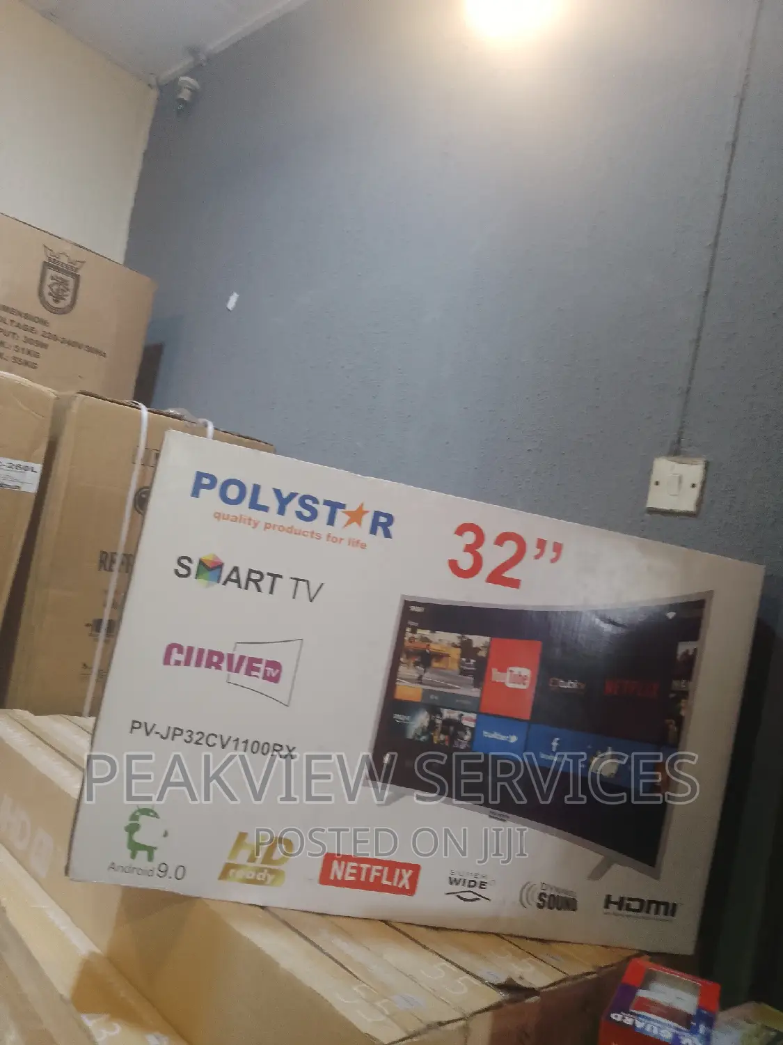 Smart Tv 32 Inches Curve Polystar